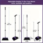 1set. Broom And Dustpan Set. Upright Purple Dustpan Broom. 51 - Image 3