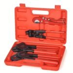 1 Set IWISS IWS-1807CN PEX Crimping Tool Kit With PEX Crimpers. PEX Tubing Cutter. Copper Ring Removal Tool For 1u002F2 - Image 6