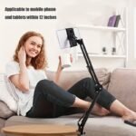Adjustable Tablet Holder For Desk. Carbon Steel Tablet Stand For Bed. Flexible Tablet Arm Clamp Compatible With Adjustable Desktop Tablet Holder Mount Foldable Phone Stand With 360?? Swivel Phone Clamp Mount Holder - Image 6