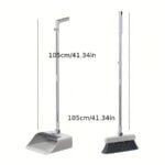 3pcsu002F Set. Household Broom. Floor Brush And Dustpan Set. Thickened Sweeping Broom. Scrub Brush And Dustpan With Long Handle. Non-stick Hair Floor Cleaning Tool. For Home Office School Dorm. Cleaning Supplies. Cleaning Gadgets - Image 11