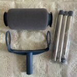 1pc Polyester Paint Roller Brush Kit With Roller. Handle And Extension Bar - Self-Priming Large Roller Set For Wall. Oil Paint. Latex And Wall Paints - Image 3