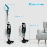 INSE R3s Bagless Stick Vacuum - 4-in-1 Lightweight Corded Vacuum Cleaner for Hardwood Floors. Carpet. Car. and Pet Hair - Ultra Quiet and Handheld-Compatible - Image 4