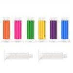 6pcs. Toilet Cleaning Gel. Flower Stamp Toilet Gel. Flower Scented Toilet Deodorant Gel. Toilet Bowl Cleaner. Odor Removal Gel. Bathroom Air Freshener. Suitable For Toilet. Bathroom. Cleaning Supplies - Image 6