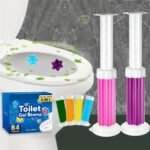 6pcs. Toilet Cleaning Gel. Flower Stamp Toilet Gel. Flower Scented Toilet Deodorant Gel. Toilet Bowl Cleaner. Odor Removal Gel. Bathroom Air Freshener. Suitable For Toilet. Bathroom. Cleaning Supplies - Image 4