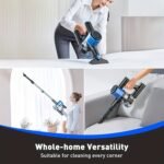 1pc. Cordless Vacuum Cleaner. Powerful Suction Stick Vacuum With LED Display. 3 Suction Modes. Anti-Tangle Lightweight Vacuum Cleaner For Home. Hardwood Floor. Carpets. Pet Hair - Image 9