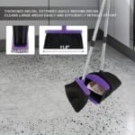1set. Broom And Dustpan Set. Upright Purple Dustpan Broom. 51 - Image 2