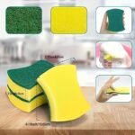 12u002F24pcs. Multifunctional Cleaning Sponge. Double-Sided Scouring Pad For Household Cleaning. Dishwashing Sponge. Premium Kitchen Sponge. Durable Non-scratch Sponge Wipe. Super Absorbent. Cleaning Supplies. Cleaning Tool. Christmas Gift - Image 11