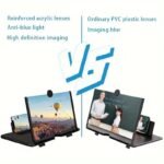 12 Inch. 3D Mobile Phone Magnifier Mobile Phone Screen Amplifier Pull-out Creative Stretch 3d Mobile Phone Magnifier Stand Amplifier - Image 4
