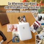 Mini HD Wireless Portable Photo Printer. Mobile Phone Wireless Connection. Color HD Restoration. Compatible With IOSu002FAndroid Devices. ZINK Printing Technology. Easy To Carry. - Image 2
