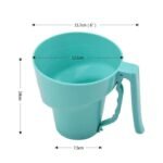 One-handed Flour Sifter Plastic Sieve Cup Screen Mesh Powder Flour Sieve - Image 5