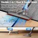 110V Vacuum Cleaner. 25KPA Wet And Dry 600W High Power Vacuum Cleaner. Portable Household Low Noise Handheld Vacuum For Pet Hair. Hard Floor And Carpet. 4-in-1 Lightweight Handheld Rod Vacuum Cleaner - Image 8