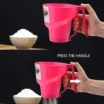 One-handed Flour Sifter Plastic Sieve Cup Screen Mesh Powder Flour Sieve - Image 2