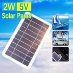 1pc Solar Portable Charging Panel Outdoor Waterproof Solar USB Charger Is Suitable For Outdoor Travel And Camping. Mobile Power. Mobile Phone Charging Bank. Flashlight. Fan - Image 8