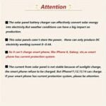 1pc Solar Portable Charging Panel Outdoor Waterproof Solar USB Charger Is Suitable For Outdoor Travel And Camping. Mobile Power. Mobile Phone Charging Bank. Flashlight. Fan - Image 7