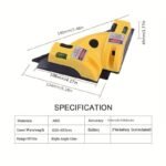 1pc High Precision Laser Level With 90 Degree Vertical Horizontal Line Projection For Accurate Right Angle Measurement Tools - Image 6