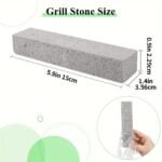 10u002F25pcs. Pumice Stone Stick. Toilet Bowl Cleaning Stick. Scouring Stick. To Remove Limescale Stain. Hard Water Rings And Calcium Buildup. Iron Rust Remover. For Toilet. Bathroom. Kitchen. Grills. Tile. Cleaning Supplies. Cleaning Tool - Image 3
