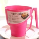 One-handed Flour Sifter Plastic Sieve Cup Screen Mesh Powder Flour Sieve - Image 3