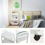 1pc Small Stroller Rack. Kitchen Floor Storage Rack. Living Room Bedroom Bedside Multi-layer Storage Rack With Wheels. Snack Car - Image 13