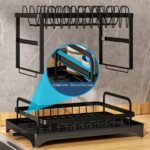 1 Set Dish Rack. 2 Tier Dish Drying Rack. Rustproof Kitchen Dish Drying Rack With Drainboard And Utensil Holder For Kitchen Countertop. Kitchen Accessories - Image 12