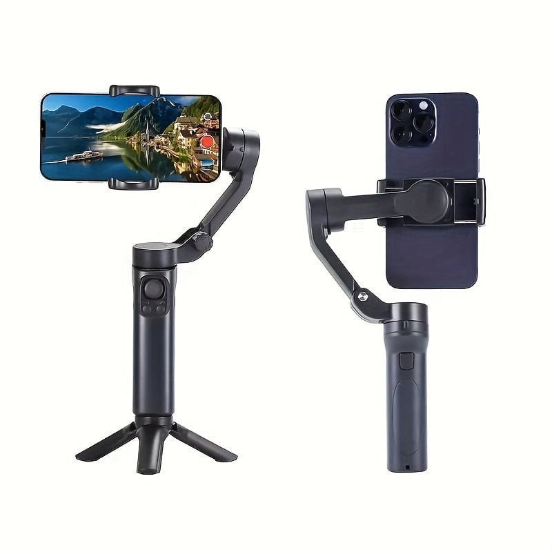 bdf8d2d21b58e4b76e1dd43ffd2020ce.jpg Desiontal Foldable Gimbal Stabilizer For Smartphone 3-Axis Phone Gimbal For Android And IPhone Stabilizer For Video Recording With 360 Rotation - Image 1