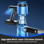 1pc. Cordless Vacuum Cleaner. Powerful Suction Stick Vacuum With LED Display. 3 Suction Modes. Anti-Tangle Lightweight Vacuum Cleaner For Home. Hardwood Floor. Carpets. Pet Hair - Image 5