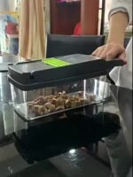 14pcsu002FSet. Vegetable Chopper. Multifunctional Fruit Slicer. Manual Food Grater. Vegetable Slicer. Cutter With Container. Onion Mincer Chopper With Multiple Interchangeable Blades. Household Potato Shredder. Kitchen Stuff. Kitchen Gadgets - Image 11