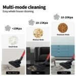 1pc multifunctional corded vacuum cleaner. Portable Handheld Vacuum Cleaner - Effortlessly Clean Your Home with Plug-in Power and Convenient Design - Image 7