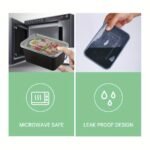 30u002F50pcs. 26oz Plastic Black Boxs With Lids. Rectangular Food Storage Containers With Covers. BPA Free. Stackable Leakproof Bento Boxes. Microwaveable Safe Food Containers. Kitchen Gadgets. Kitchen Accessories. Home Kitchen Items - Image 10