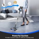 1pc. Cordless Vacuum Cleaner. Powerful Suction Stick Vacuum With LED Display. 3 Suction Modes. Anti-Tangle Lightweight Vacuum Cleaner For Home. Hardwood Floor. Carpets. Pet Hair - Image 3