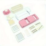14pcsu002FSet. Vegetable Chopper. Multifunctional Fruit Slicer. Manual Food Grater. Vegetable Slicer. Cutter With Container. Onion Mincer Chopper With Multiple Interchangeable Blades. Household Potato Shredder. Kitchen Stuff. Kitchen Gadgets - Image 4