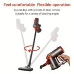 1pc. 110V Vacuum Cleaner 18KPA Wet And Dry 600W High Power Vacuum Cleaner. Portable Household Low Noise Handheld Vacuum For Pet Hair. Hard Floor And Carpet. Four-in-one Lightweight Handheld Rod Vacuum Cleaner - Image 4