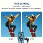 Desiontal Foldable Gimbal Stabilizer For Smartphone 3-Axis Phone Gimbal For Android And IPhone Stabilizer For Video Recording With 360 Rotation - Image 4