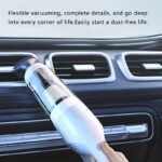 Ultra-Quiet Handheld Vacuum Cleaner With Powerful Suction For Home. Car. And Trailer Use - Image 7