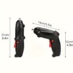 48pcs Cordless Electric Screwdriver Kit. Household Small Electric Drill Driver. Rechargeable Multifunctional Set - Image 6