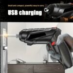 48pcs Cordless Electric Screwdriver Kit. Household Small Electric Drill Driver. Rechargeable Multifunctional Set - Image 5