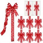 🎀Valentine's Day Pink Heart Large Bow Decoration - Image 5