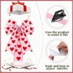 🎀Valentine's Day Pink Heart Large Bow Decoration - Image 4