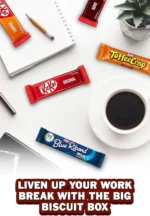 【New User Only】Nestlé Kitkat and Friends Big Biscuit Box | 69 x Chocolate Biscuit Bars – KitKat, Blue Riband, Toffee Crisp | Bulk Chocolate Box 1.357kg - Image 3