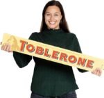 Toblerone Milk Chocolate Bar, Smooth Milk Chocolate with Honey and Almond Nougat, Christmas Treat for Sharing or Gifting, 4.5kg (Pack of 1)